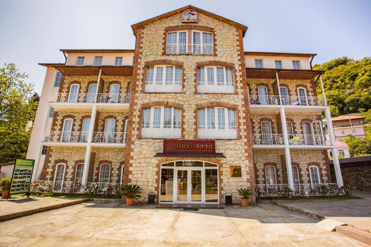 Hotel Nikopoli On Vodopadnaya 21А New Athos Εξωτερικό φωτογραφία